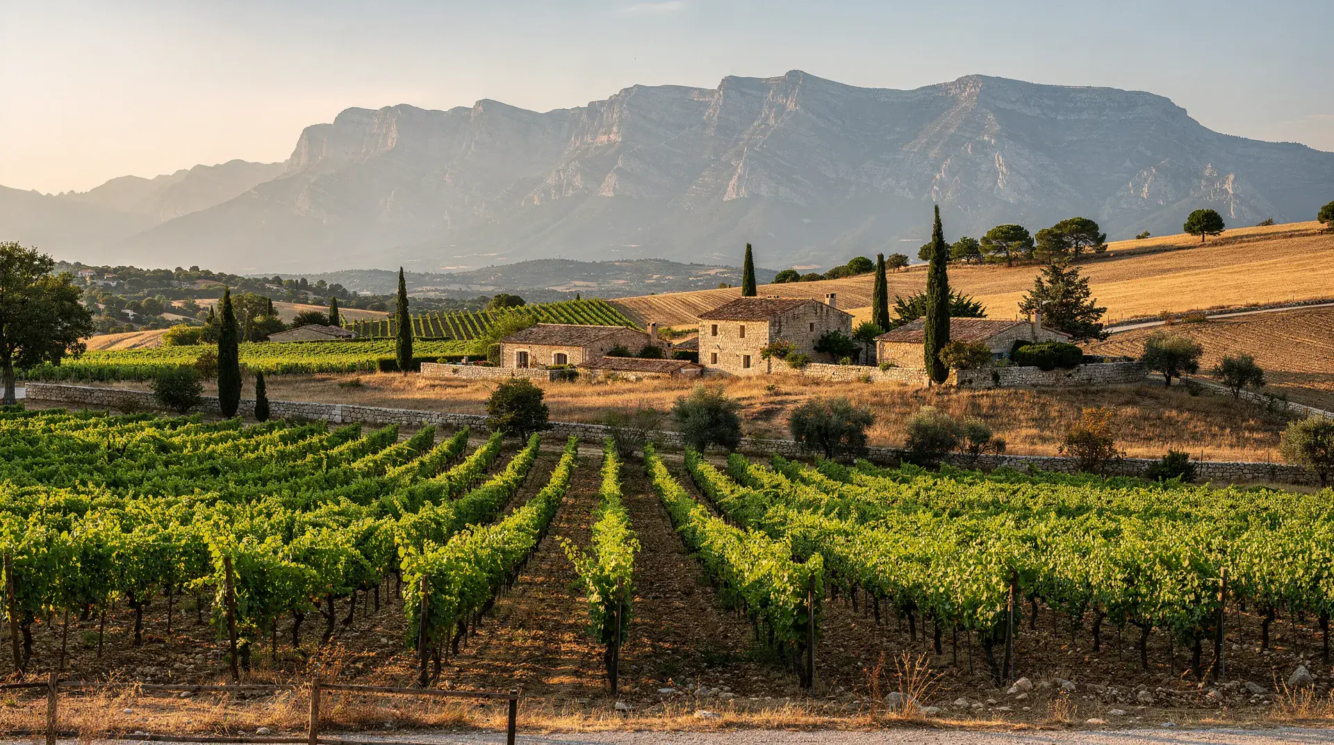 Vue de Pertuis dans les Alpes-de-Haute-Provence