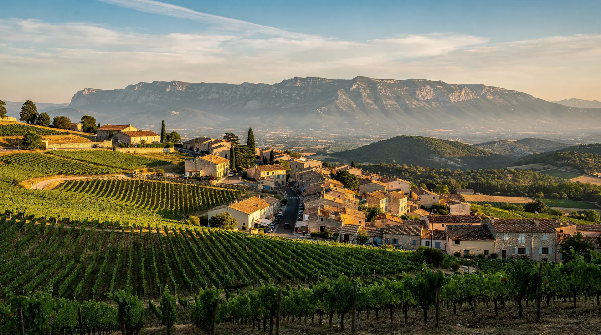 Vue de Pierrevert dans les Alpes-de-Haute-Provence